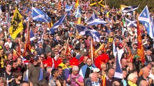 Rally for Scottish independence in March 2013
