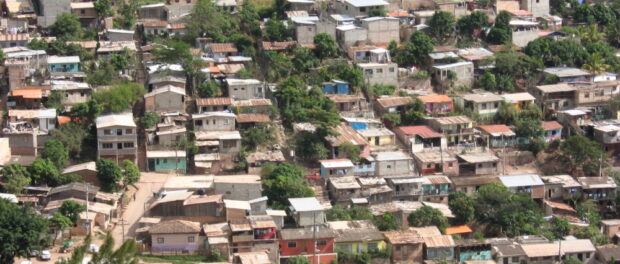 A 'barrio' in Honduras