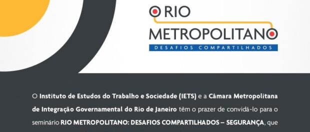 Rio Metropolitano seminar series. Image from IETS.
