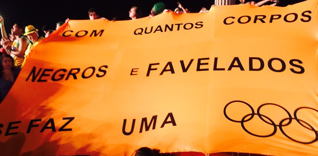 "How many black, favela bodies make an Olympics?"