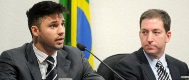 David Miranda (left) from Jacarezinho was also elected to city council