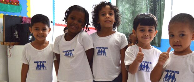 Kids at União de Mulheres' daycare
