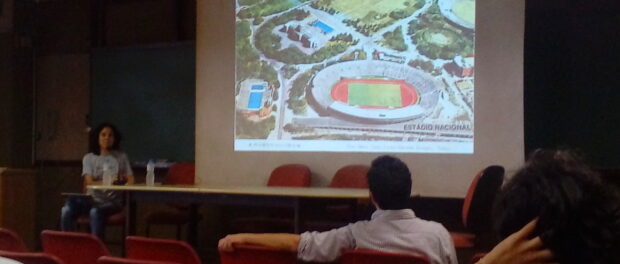 Tanaka explains the debate over the National Stadium