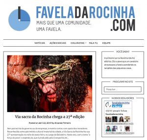 FavelaDaRocinha.com homepage