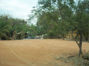The site of Dona Rita's garden today
