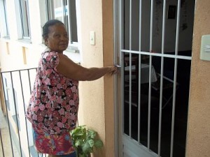 Dona Maria at her apartment in Cosmos