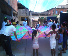 Alfazendo activities on Children's Day in City of God