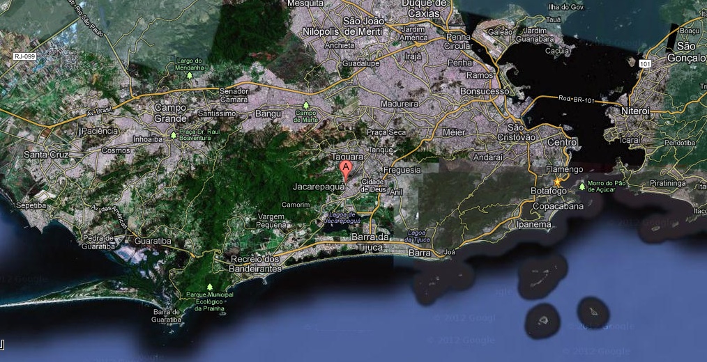 Colônia Juliano Moreira, located in Rio's West Zone, sits on the edge of the Pedra Branca State Park