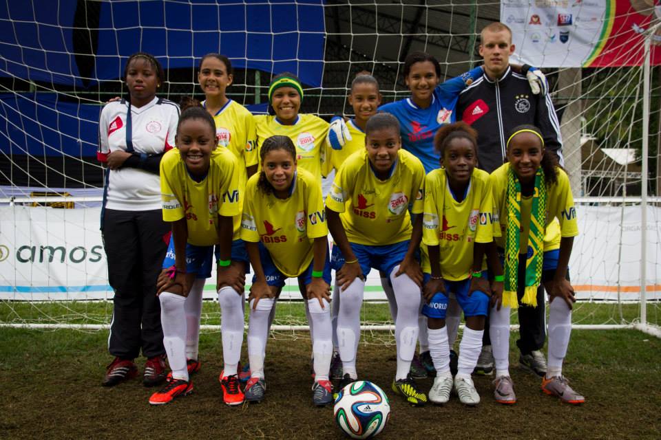 Brazil Girls Team. Photo by Street Child World Cup