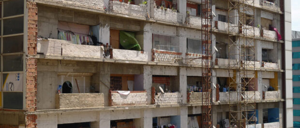 Anonymous, a view of the squatted Torre Confinanzas, Caracas, Venezuela. Photo: Justin McGuirk.