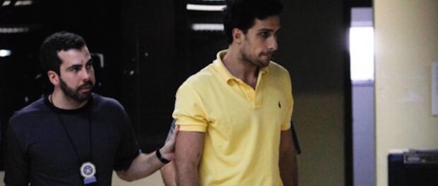 "Rich boy" José Phillipe Ribeiro de Castro arrested. Photo by O Globo