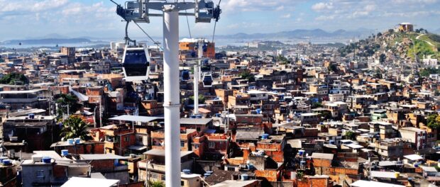 Cable car at Complexo do Allemão