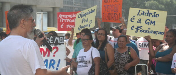 MUCA activist giving a speech