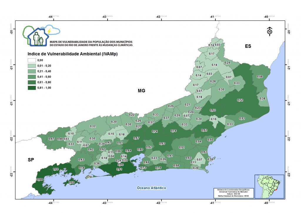 Rio de Janeiro State Vulnerability Map, by Fiocruz