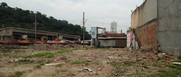 The area where Vila Autódromo's daycare center will be built