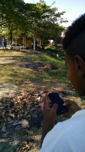 In Campo Grande young people map problems in the community. Photo by Ives Rocha/Cedaps