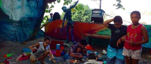 Kids workshop in Vidigal