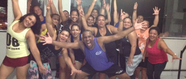 Flavio Moraes' dance class in Rio das Pedras