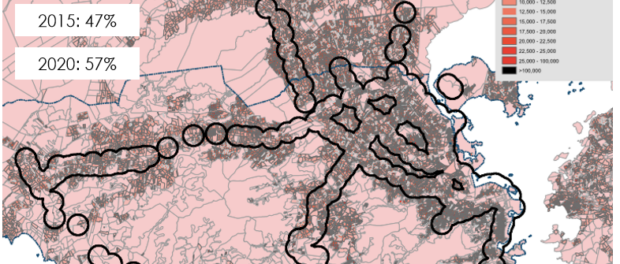 Transit sheds and population density in Rio de Janeiro Transit sheds and population density in Rio de Janeiro