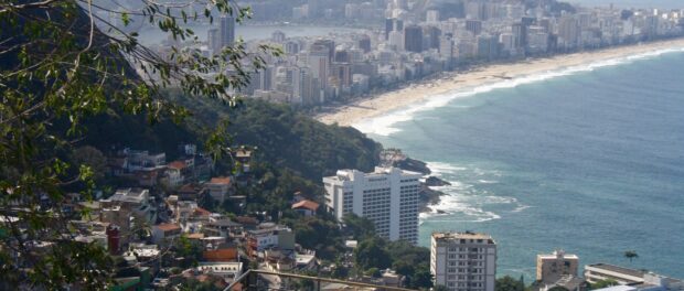 A view of Leblon and Ipanema, where Suzanna da Silva's daughters attend school, as soon from Vidigal