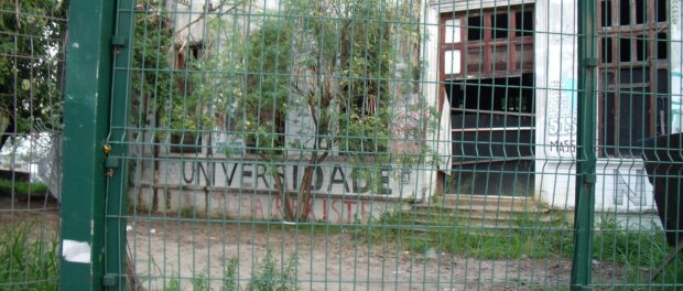 The former Indigenous Museum, site of the Aldeia Maracanã