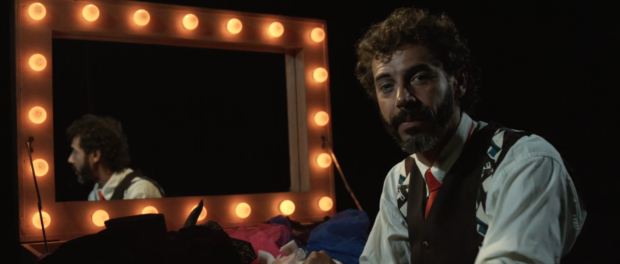 Vinicius, co-founder of Circo Crescer e Viver. Film still from Gira and the Circus of Life