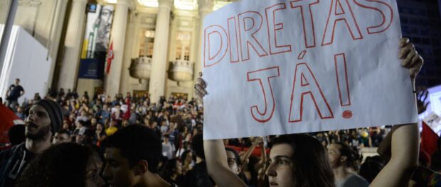 "Direct elections now!" Photo by Fernando Frazão/Agência Brasil