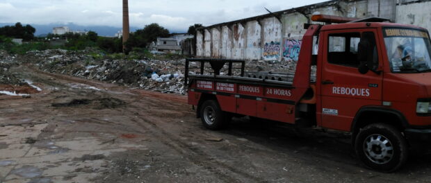 The remains of Favela da Skol after forced evictions took place on October 1, 2016.