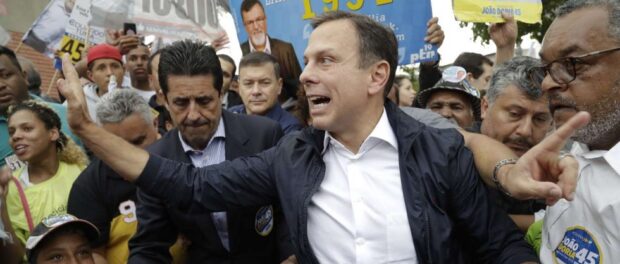 João Doria campaigns in São Paulo