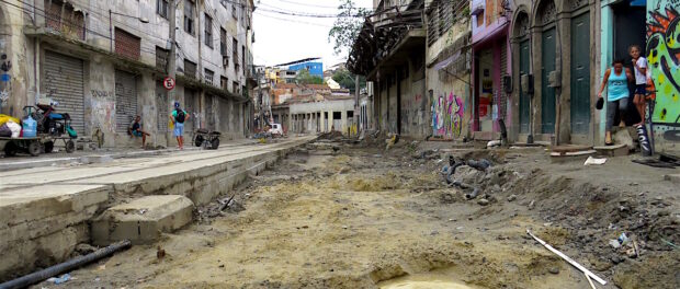 VLT trenches fill with water during heavy rains