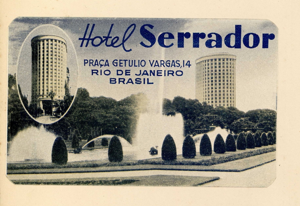 Postcard showing Hotel Serrador, where African-American ballerina Katherine Dunham was denied a room because of her race. Postcard showing Hotel Serrador, where African-American ballerina Katherine Dunham was denied a room because of her race.