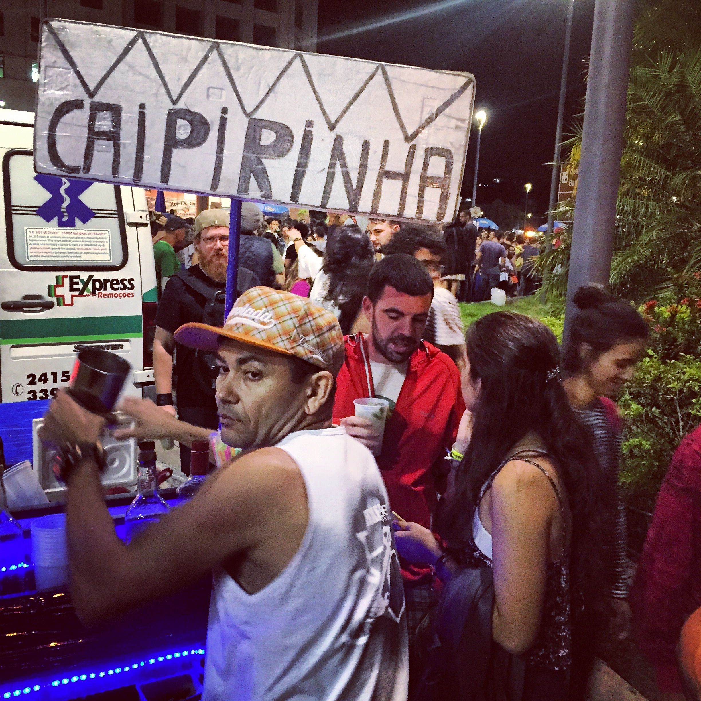 Rafael shakes a Caipirinha. He supplements his income from a job in the formal economy by working informally a few nights each week. Rafael shakes a Caipirinha. He supplements his income from a job in the formal economy by working informally a few nights each week.