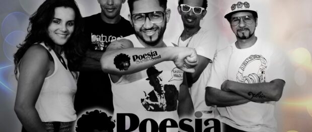Poesia Samba Soul, the samba band Claudio Miranda de Moura founded in 1989.