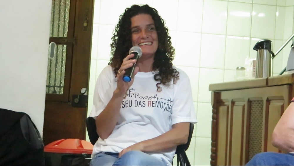 Sandra Maria, resident of Vila Autódromo.