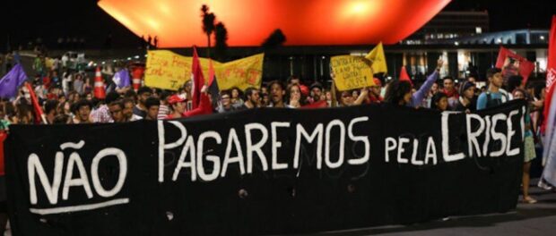 A march in Brasilia against the passing of PEC 55. Photo by Lula Marquês/Agência PT