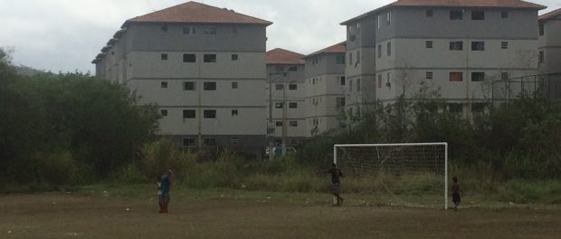 Pollyana and Luis live in a Minha Casa Minha Vida public housing development outside Rio de Janeiro