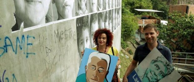 Bárbara Nascimento and André Koller (Photo from Globo)