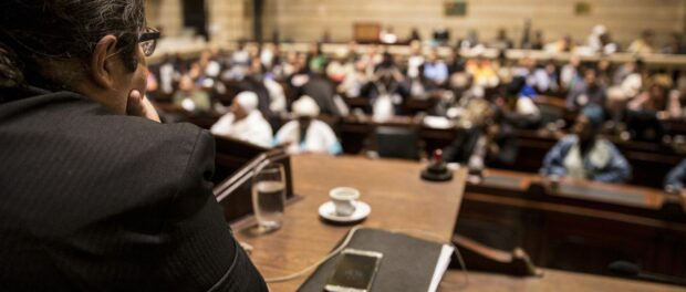 View from City Councilor Tarcísio Motta's seat