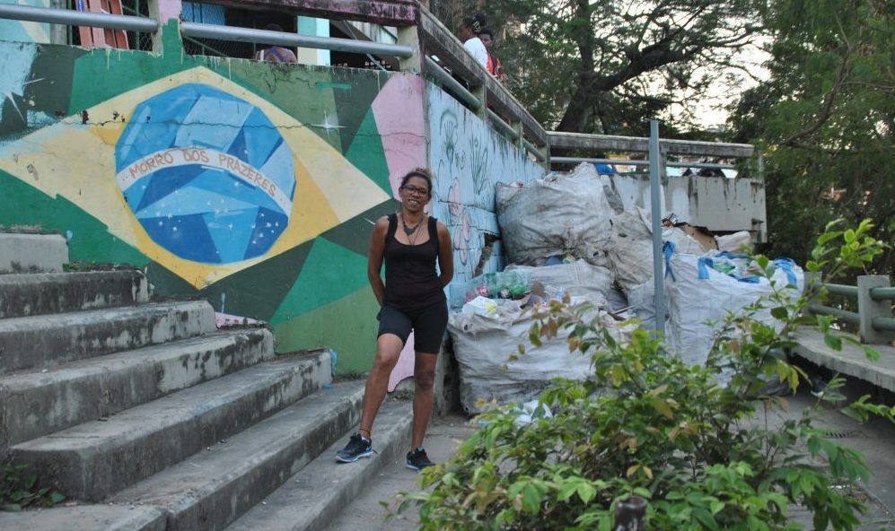 Cris dos Prazeres from the ReciclAção project Cris dos Prazeres