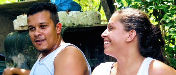 Verdejar members Álvaro Vinícius Azevedo (left) and Patricia Lima (right) discuss Verdejar's past and future.