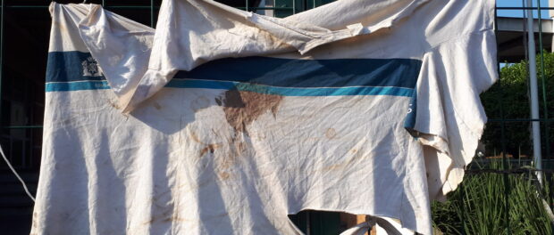 Marcos Vinícius' school uniform, in which he was killed, at 14 years, on his way to school during a police operation in the favela of Maré