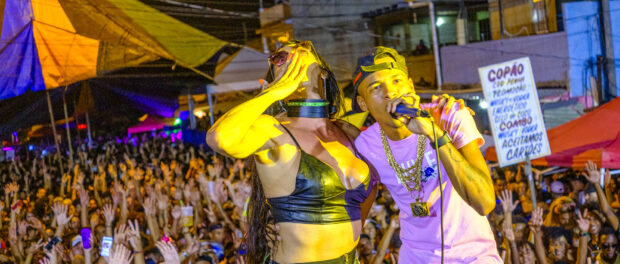 DJ Rennan da Penha and Mulher Pepita at Baile da Gaiola's 1st LGBT+ Parade. Screenshot VICE